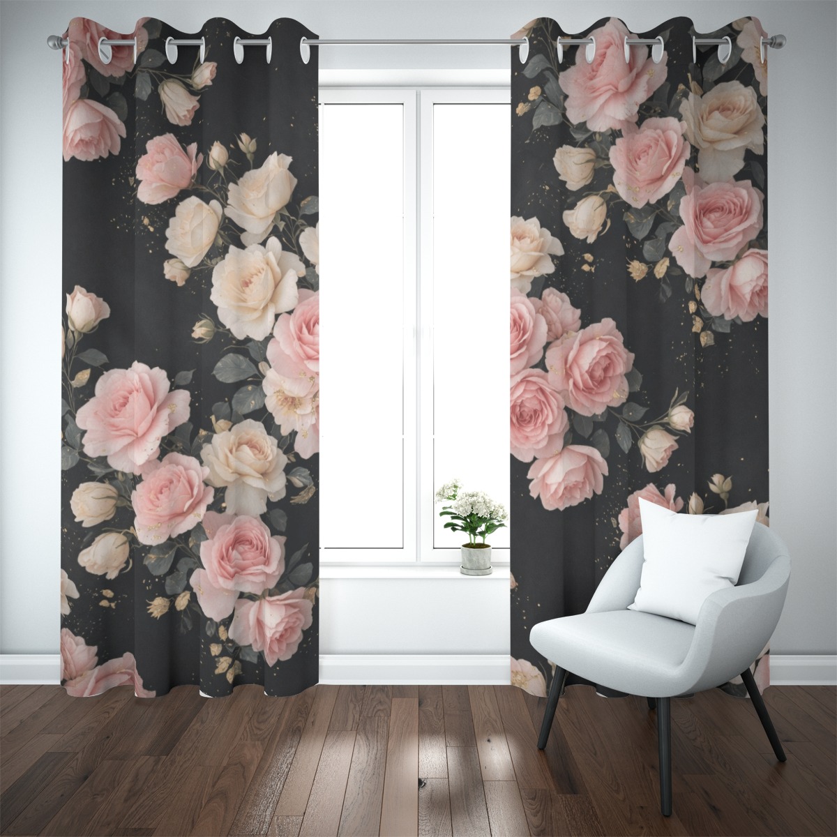 Blackout Grommet Curtains | 265(gsm) (P9NDJ)