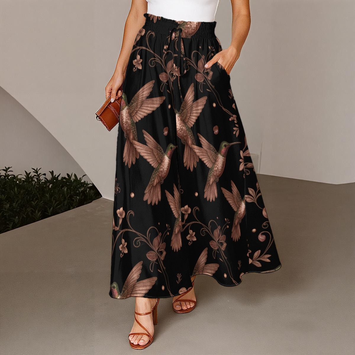 Wide-leg trousers