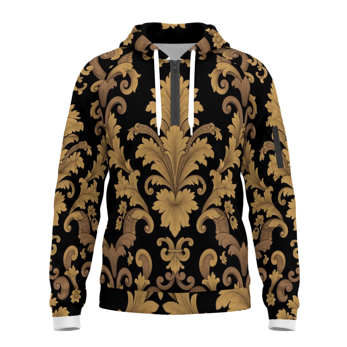 Zip hoodie, fleece