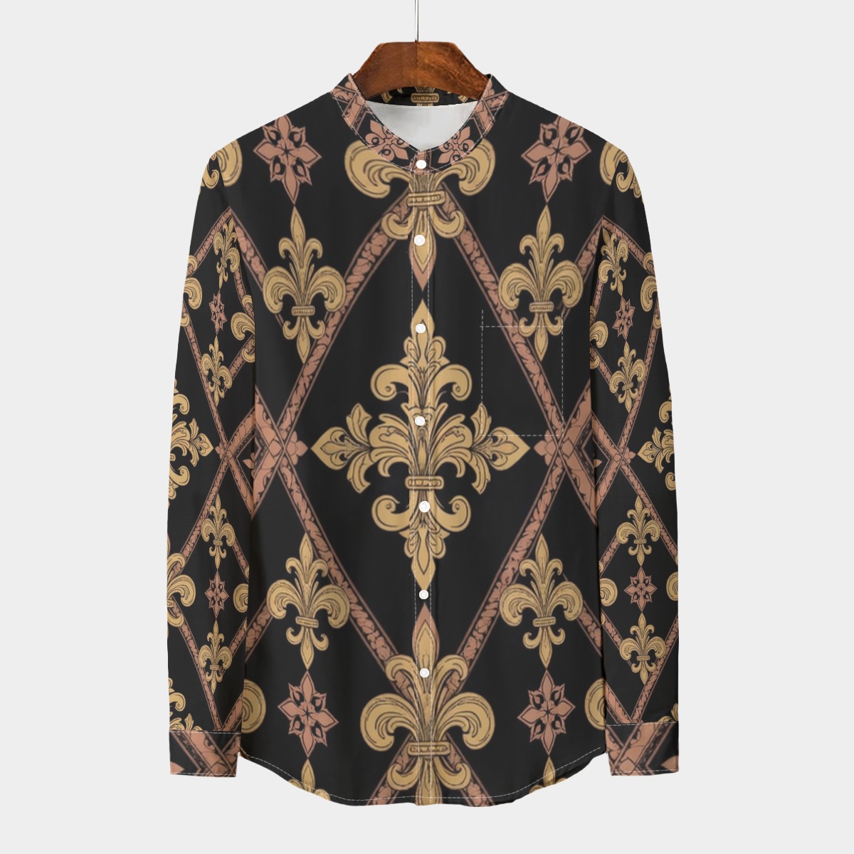 Stand collar shirt