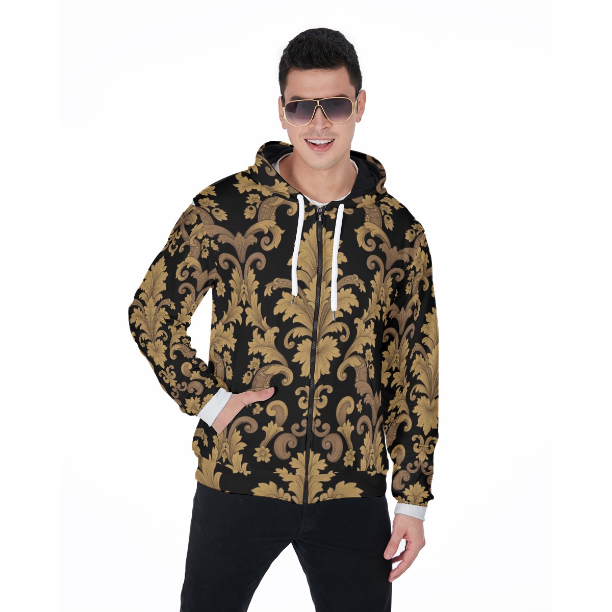 Bluza z kapturem ocieplana