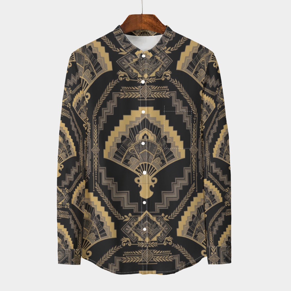 Stand collar shirt