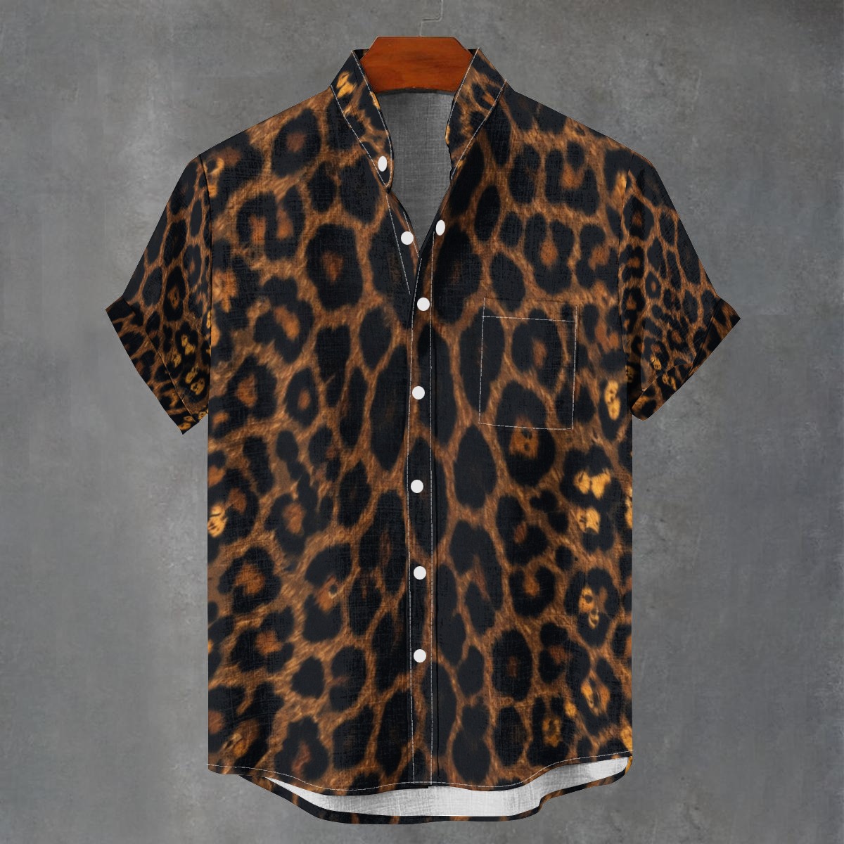 Stand collar shirt