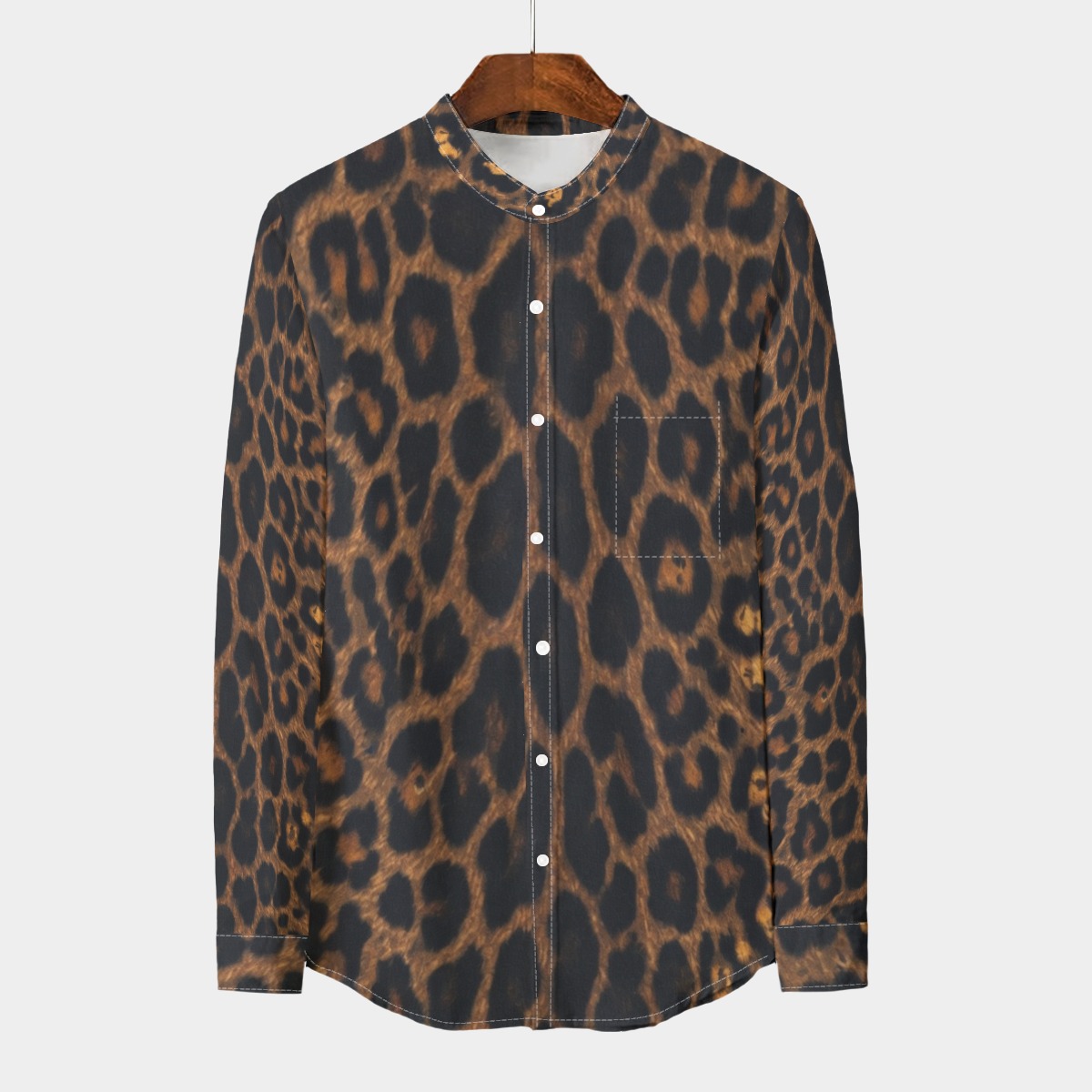 Stand collar shirt