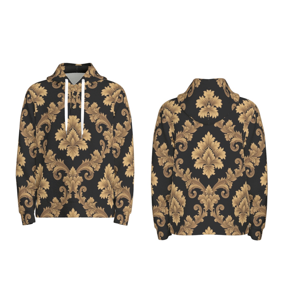 Half-button hoodie