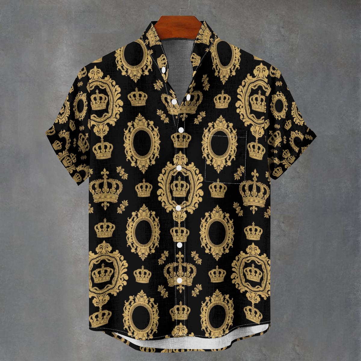 Stand collar shirt