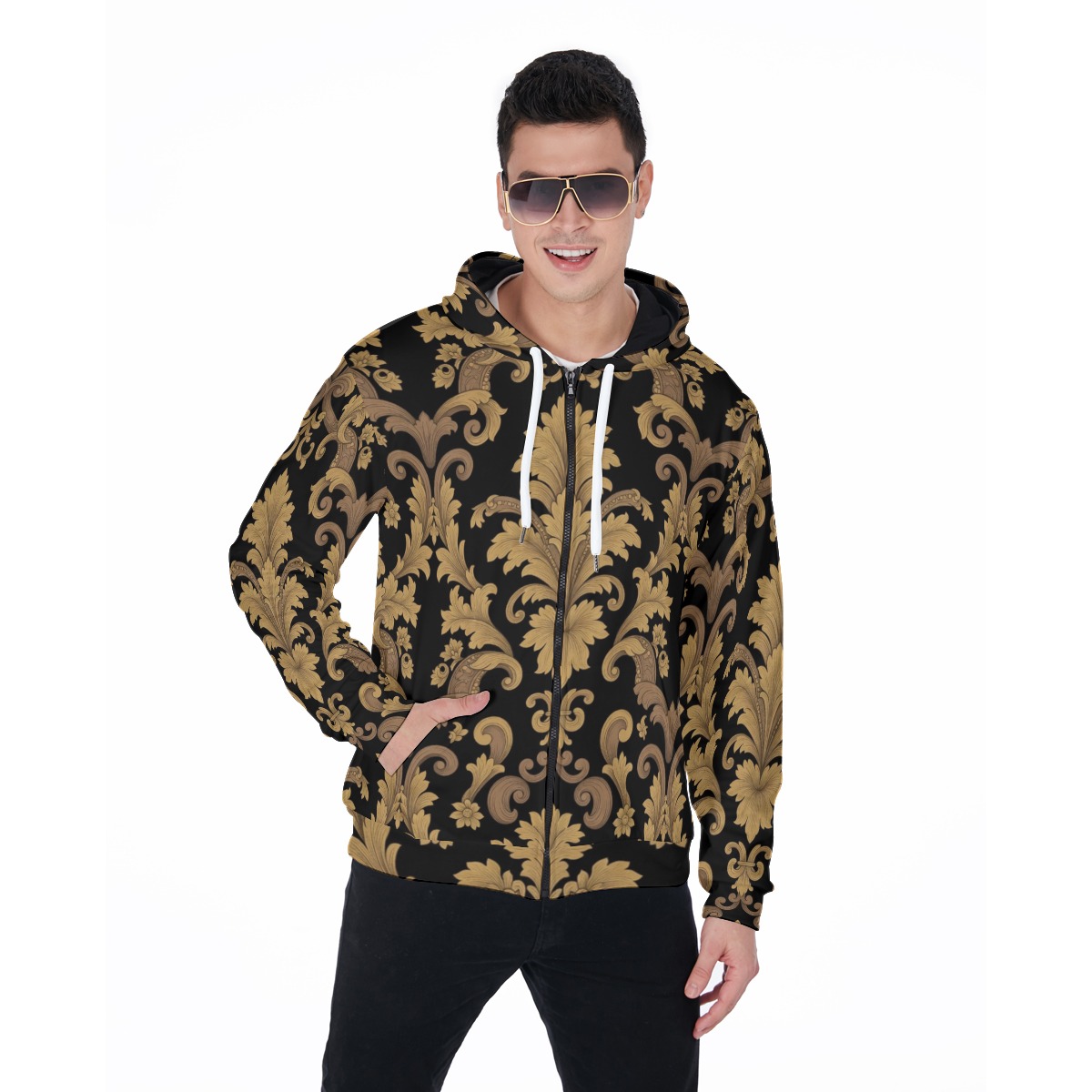 Bluza z kapturem ocieplana