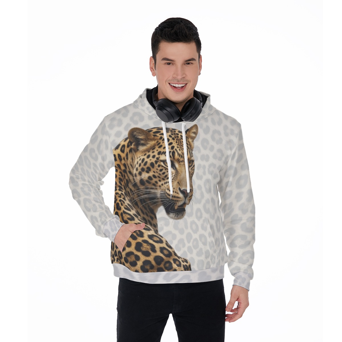 Bluza z kapturem ocieplana