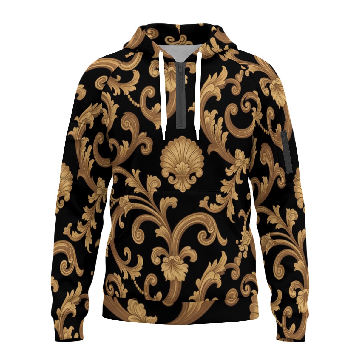 Zip hoodie, fleece