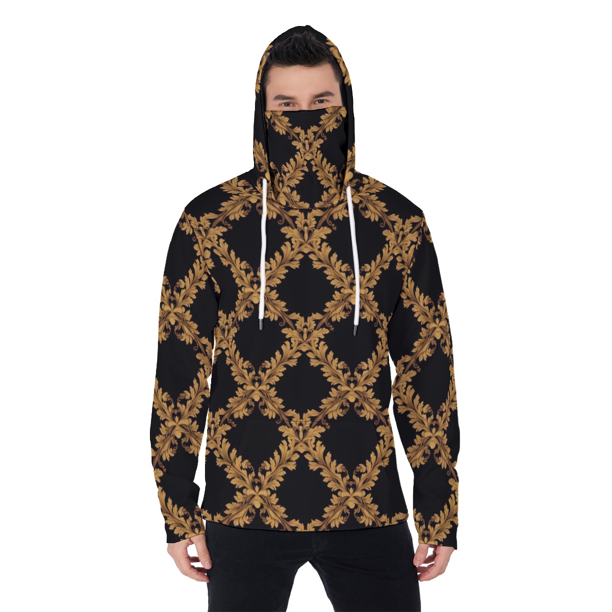 Hoodie with mask, fleece