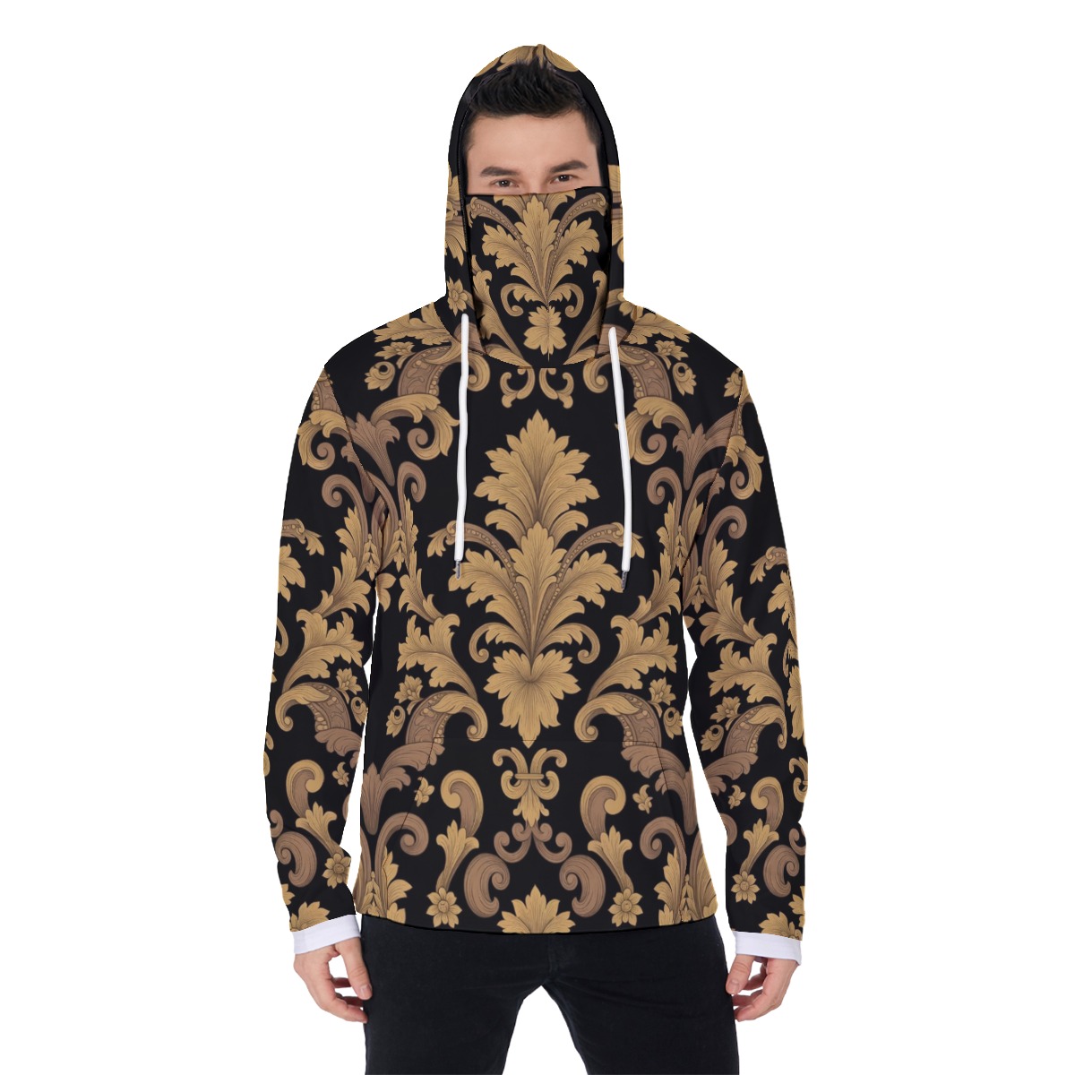Bluza z kapturem i maską