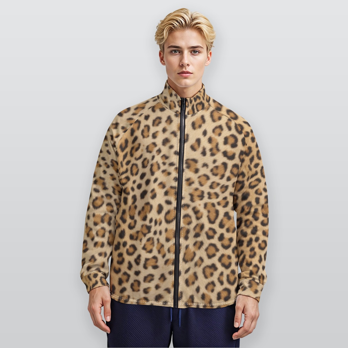Stand collar jacket