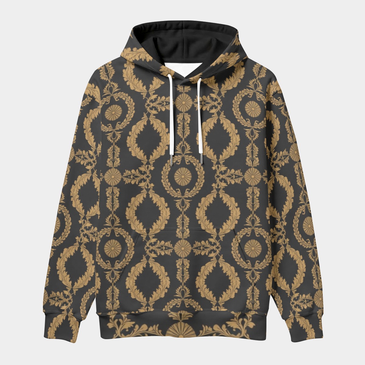 Eco-friendly All-Over Print Unisex Pullover Hoodie (P9ZBD)