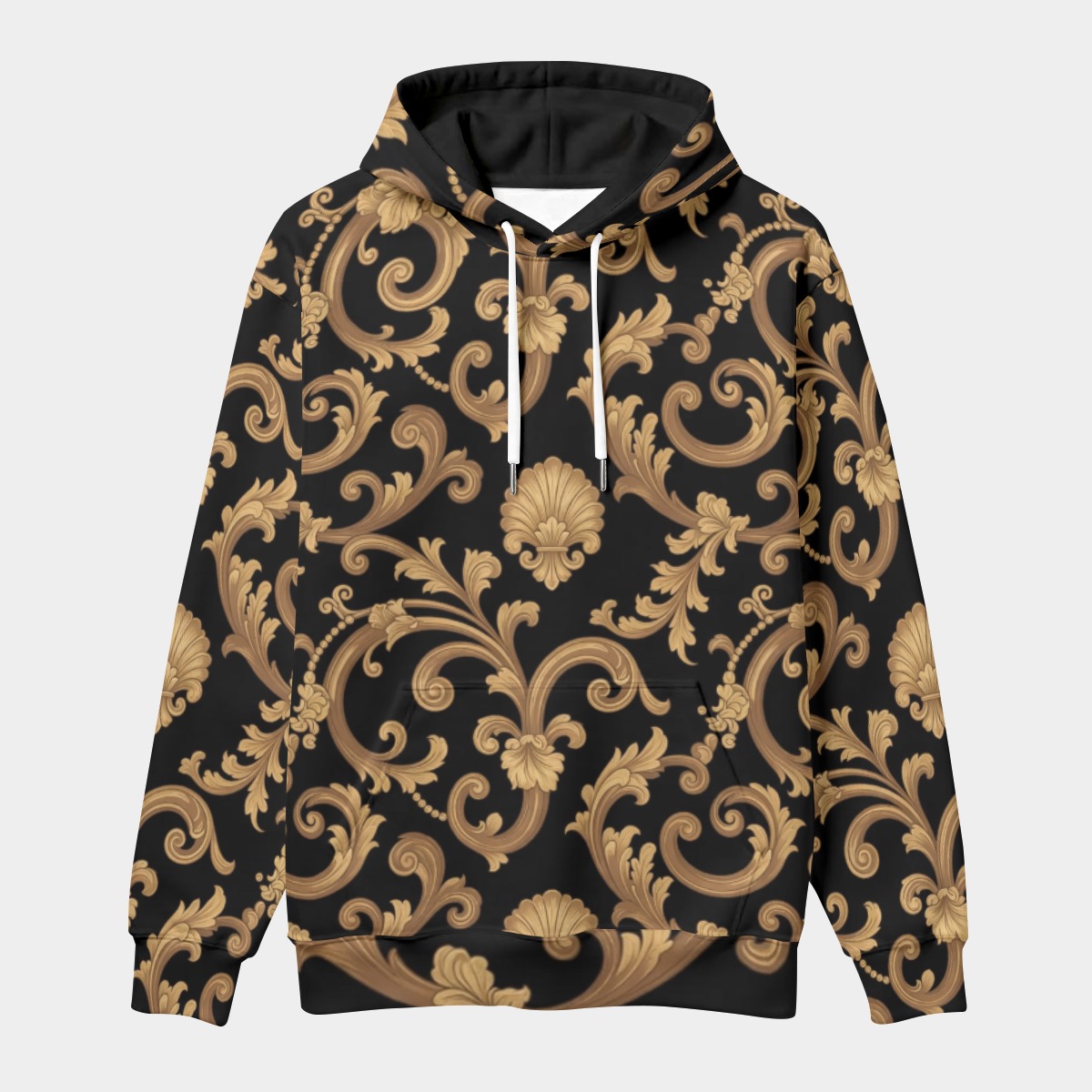 Eco-friendly All-Over Print Unisex Pullover Hoodie (P9Z6A)