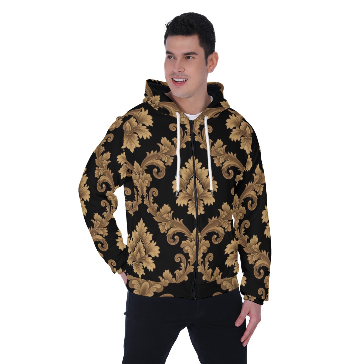 Raglan hoodie, fleece