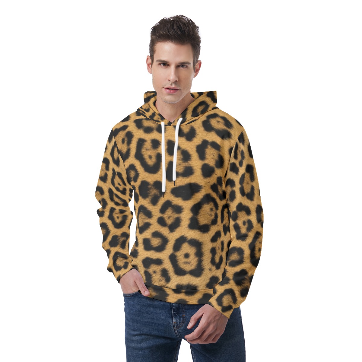 All-Over Print Men's Hoodie With Double-side Print Hood (PAD3V)