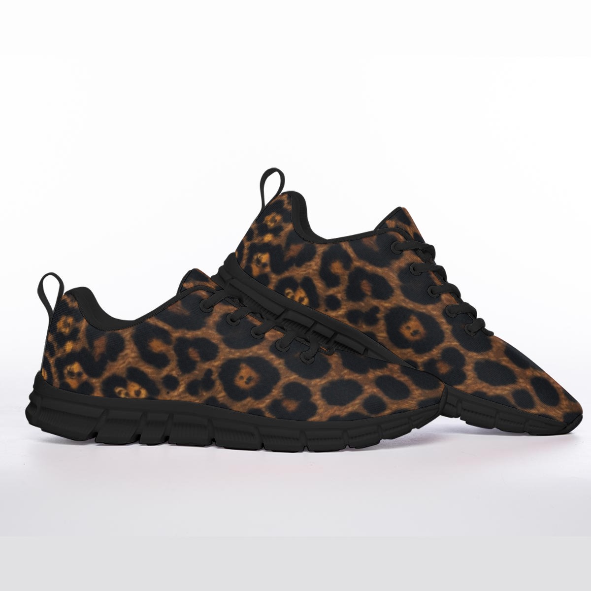 All-Over Print Men's Sports Shoes With Black Sole (PAFHW)