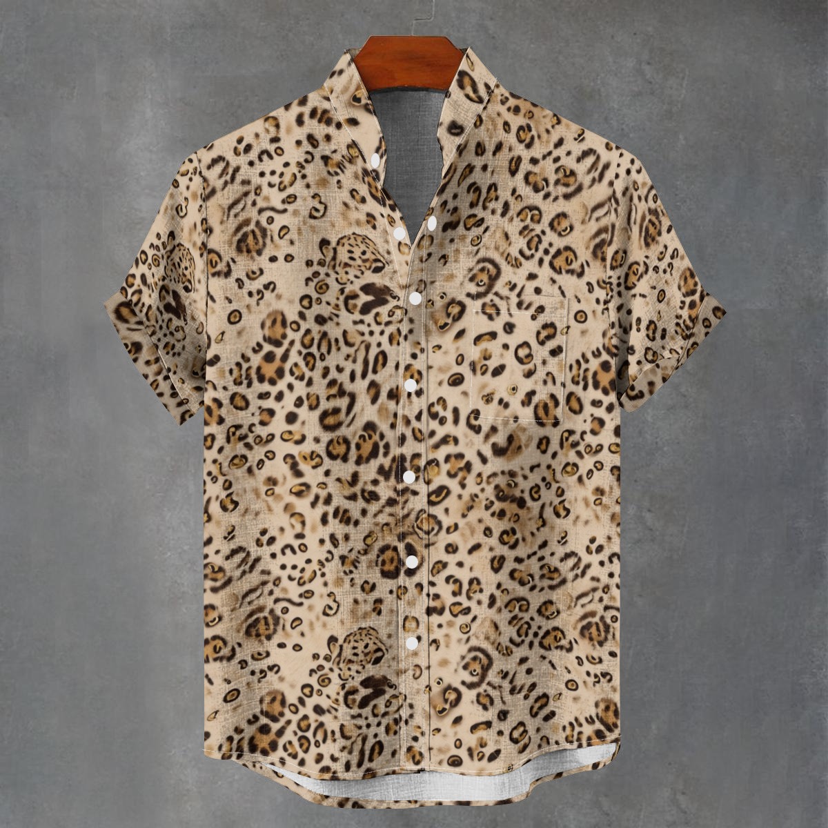 Ocelot — Stand collar shirt