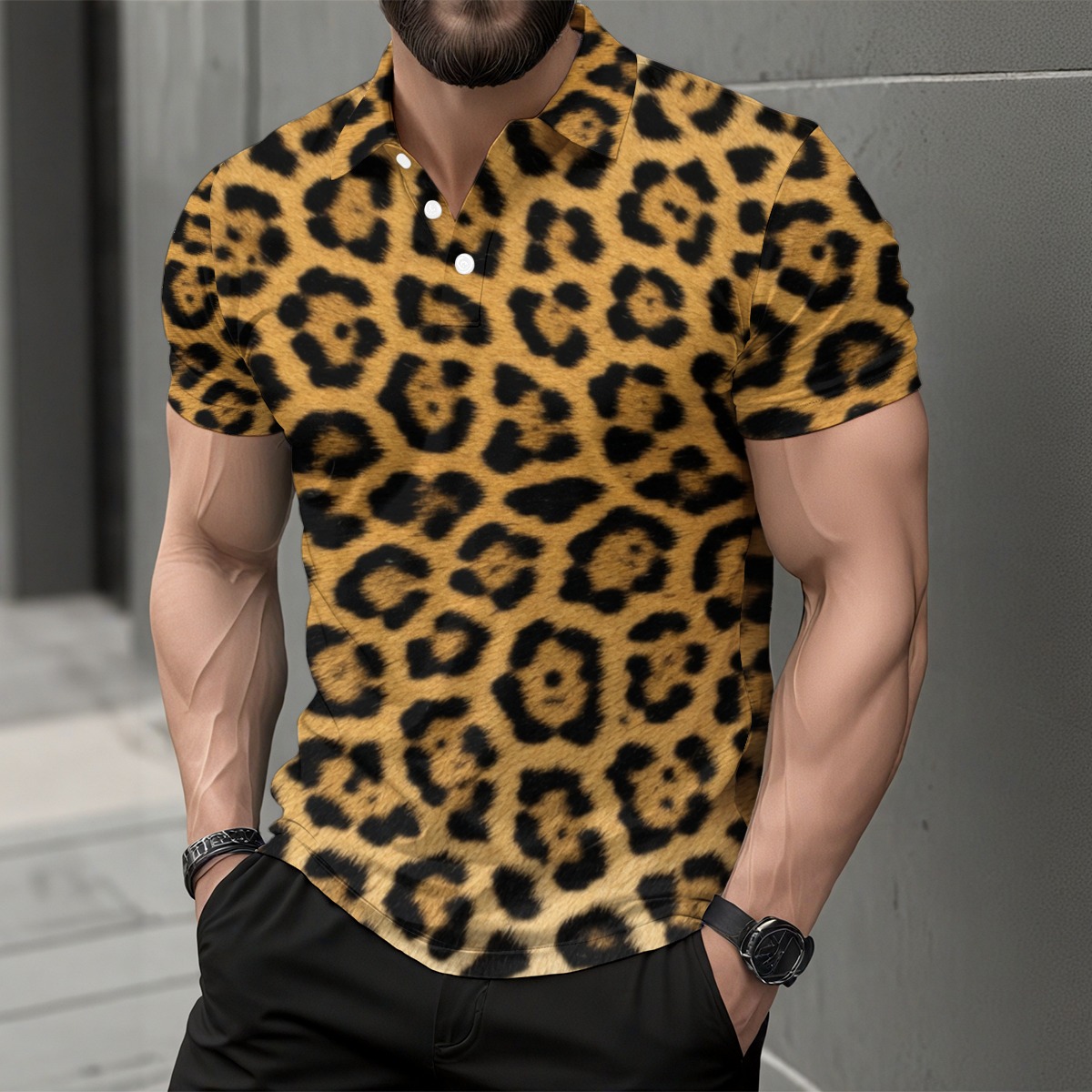 Jaguar — Button polo