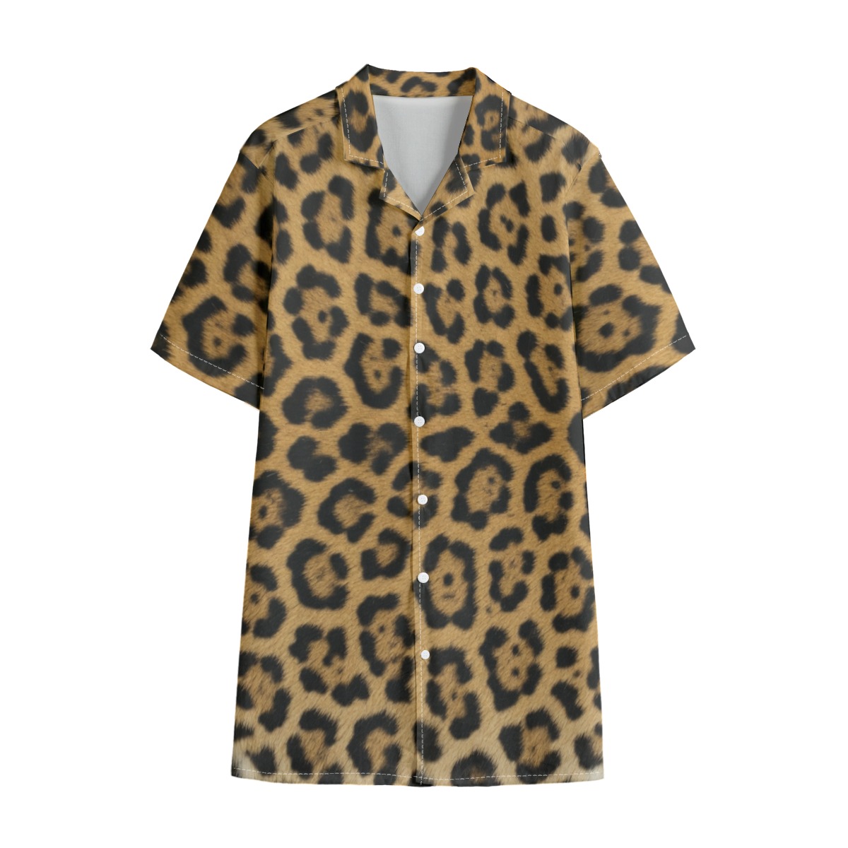 All-Over Print Men's Hawaiian Shirt With Button Closure |115GSM Cotton poplin (PAD4U)