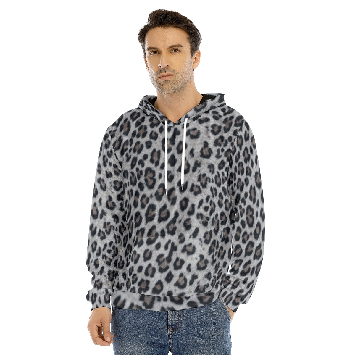 All-Over Print Men's Pullover Hoodie | Velvet (PAGEB)