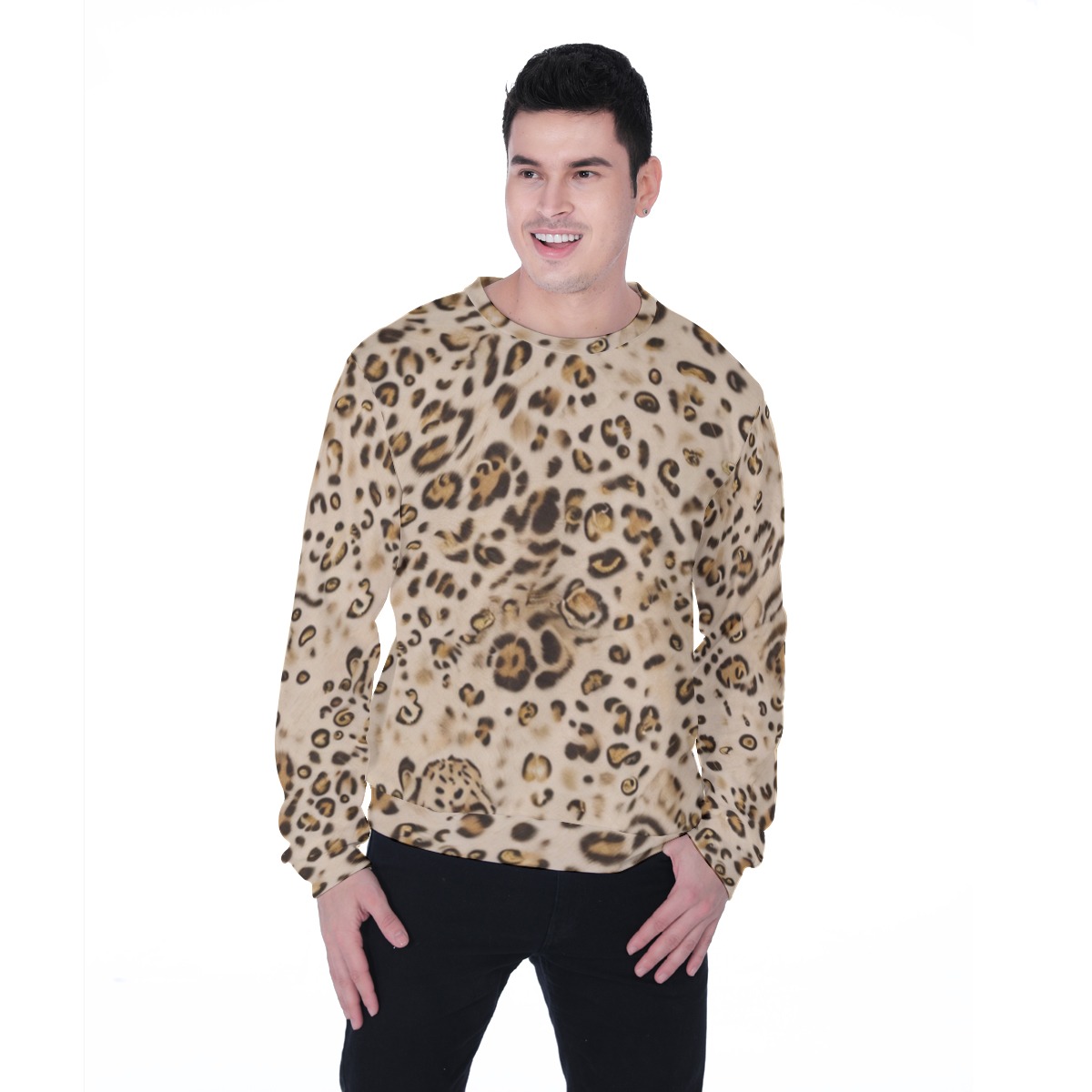 All-Over Print Men's Heavy Fleece Sweatshirt (PAH3F)