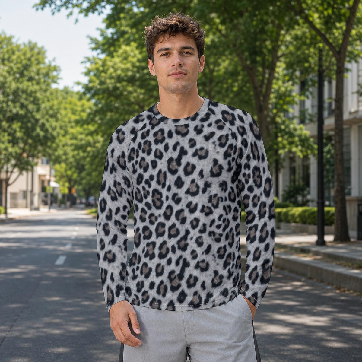 All-Over Print Men's Sun Protection Sport Top (PAGEN)