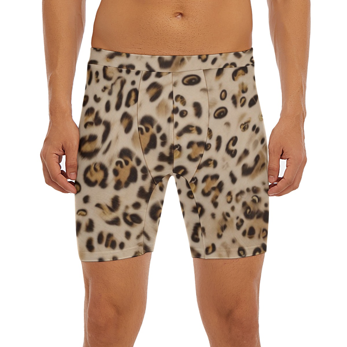 All-Over Print Men's Long Boxer Briefs (PAH5Q)