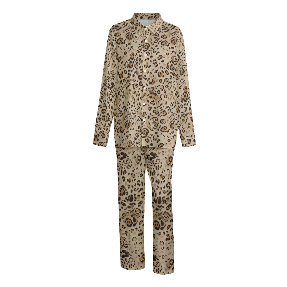 All-Over Print Unisex Imitation Silk Shirt Suit (PAH6L)