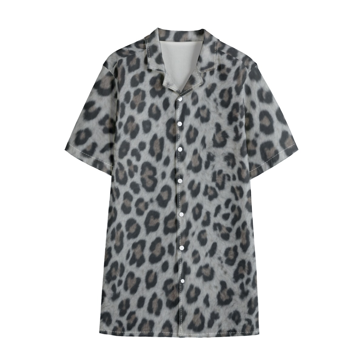 All-Over Print Men's Hawaiian Shirt With Button Closure |115GSM Cotton poplin (PAGFG)