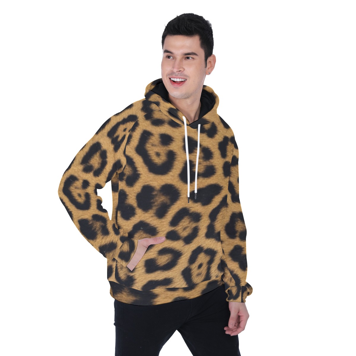 All-Over Print Men's Heavy Fleece Raglan Hoodie (PAD3S)