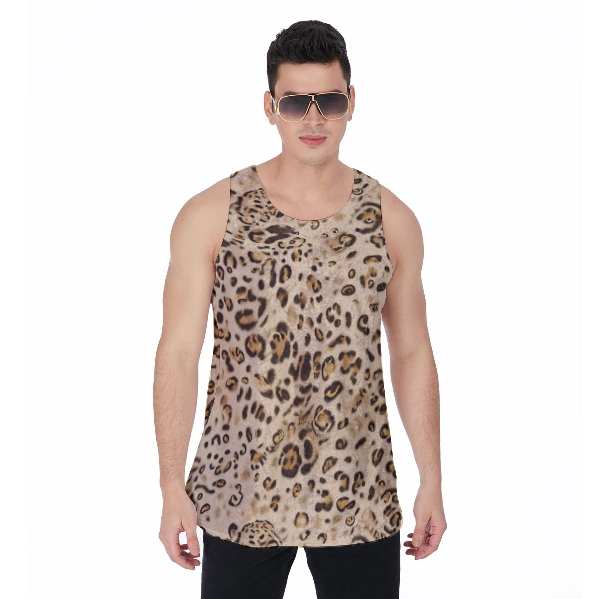 All-Over Print Men's Tank Top | Velvet (PAH3M)