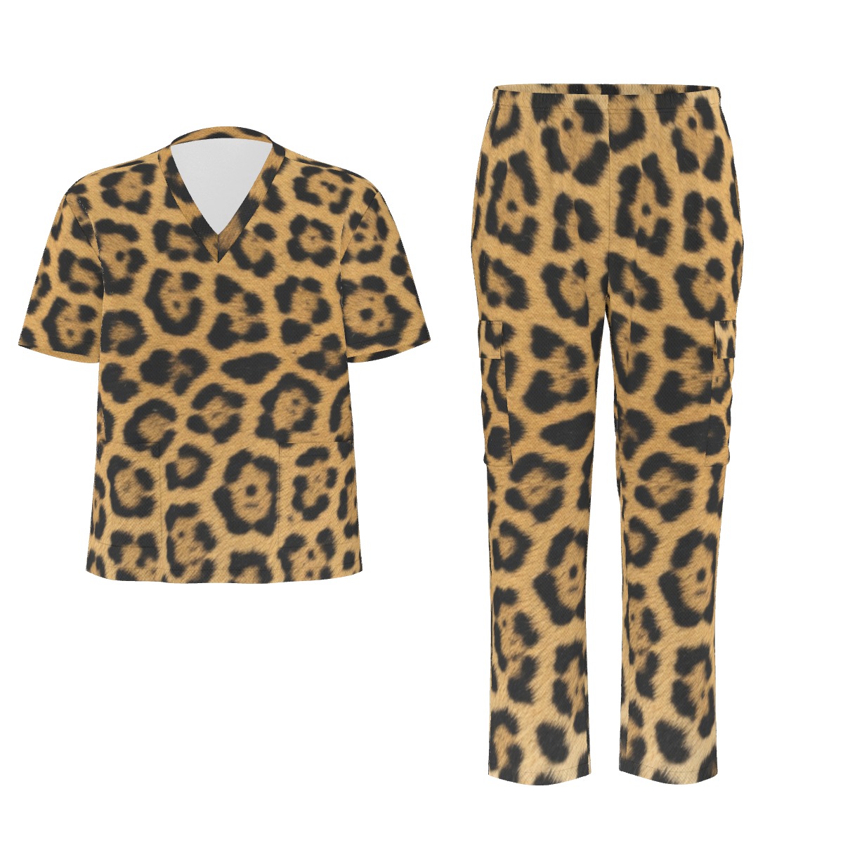 All-Over Print Unisex Scrub Set|Birdseye (PAD7E)