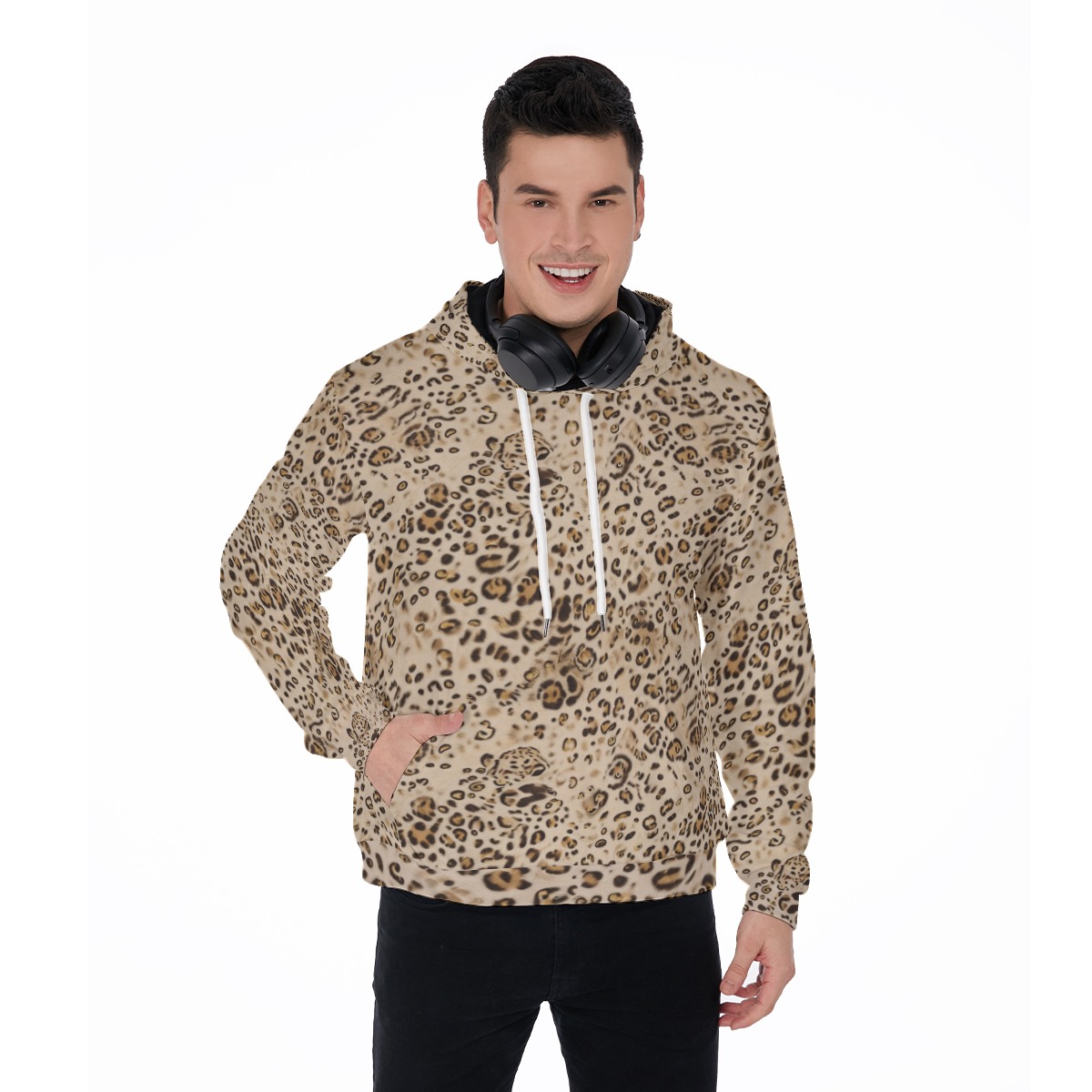 All-Over Print Men's Thicken Pullover Hoodie (PAH2A)