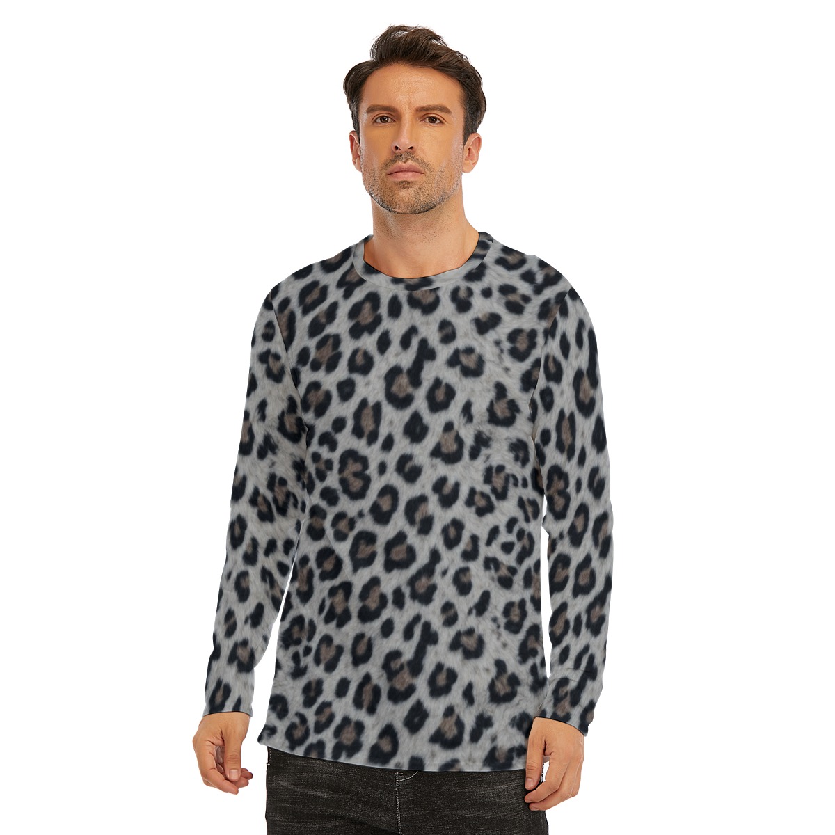 All-Over Print Long Sleeve T-Shirt | 190GSM Cotton (PAGER)