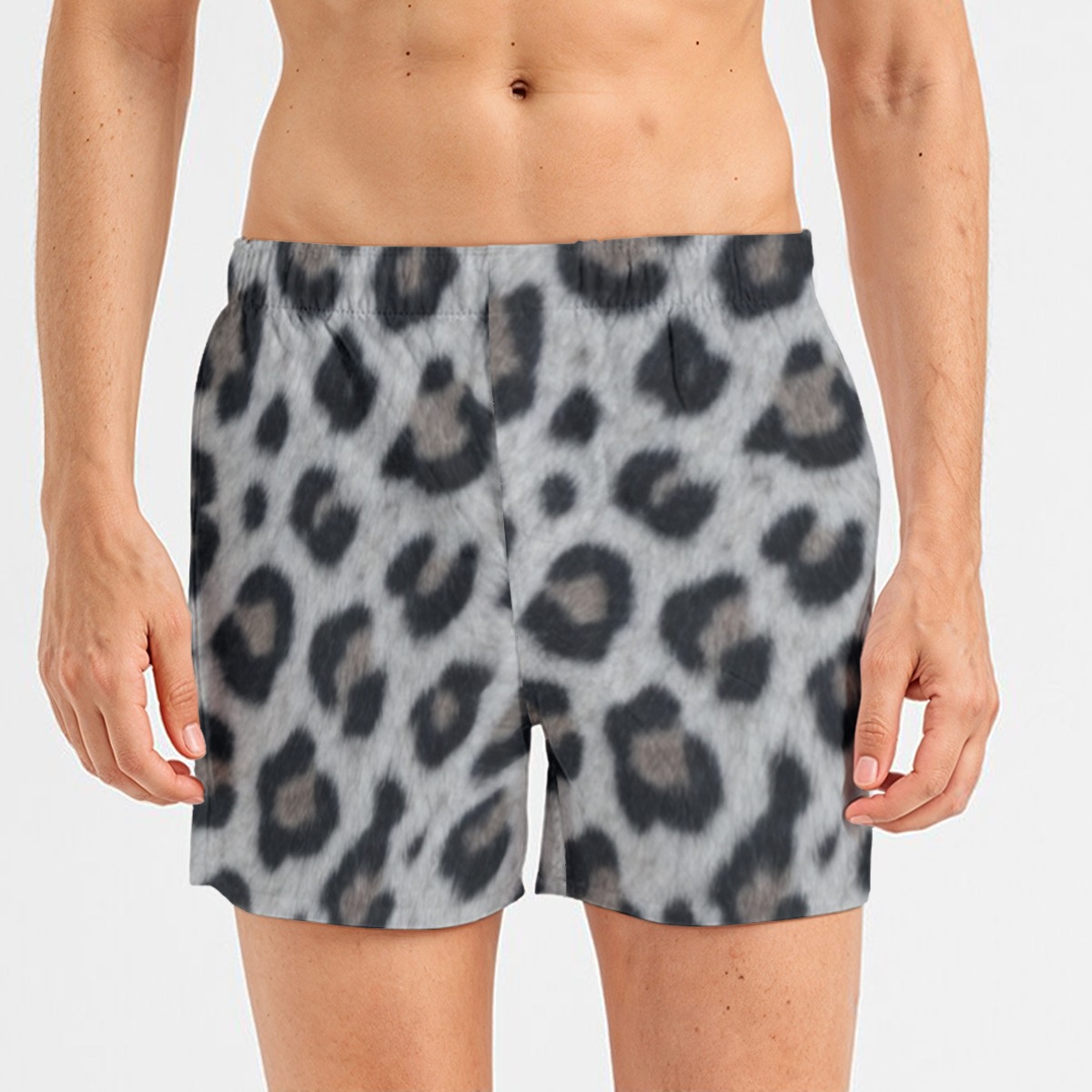 All-Over Print Men's Short Boxer Briefs|115GSM Cotton poplin (PAGH9)