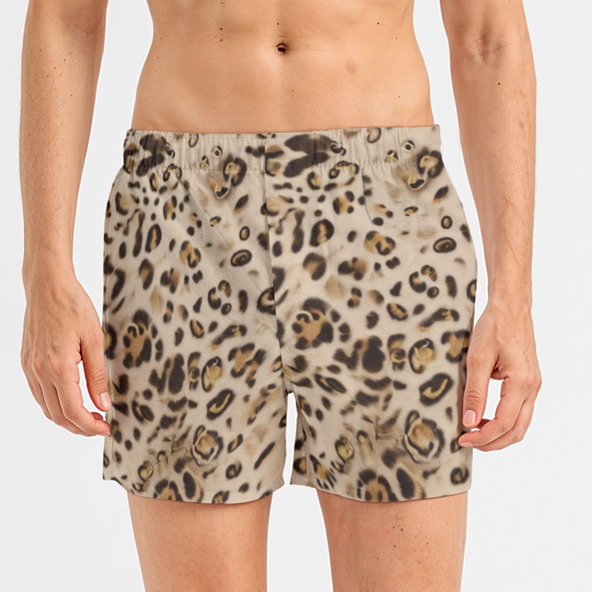 All-Over Print Men's Short Boxer Briefs|115GSM Cotton poplin (PAH5T)