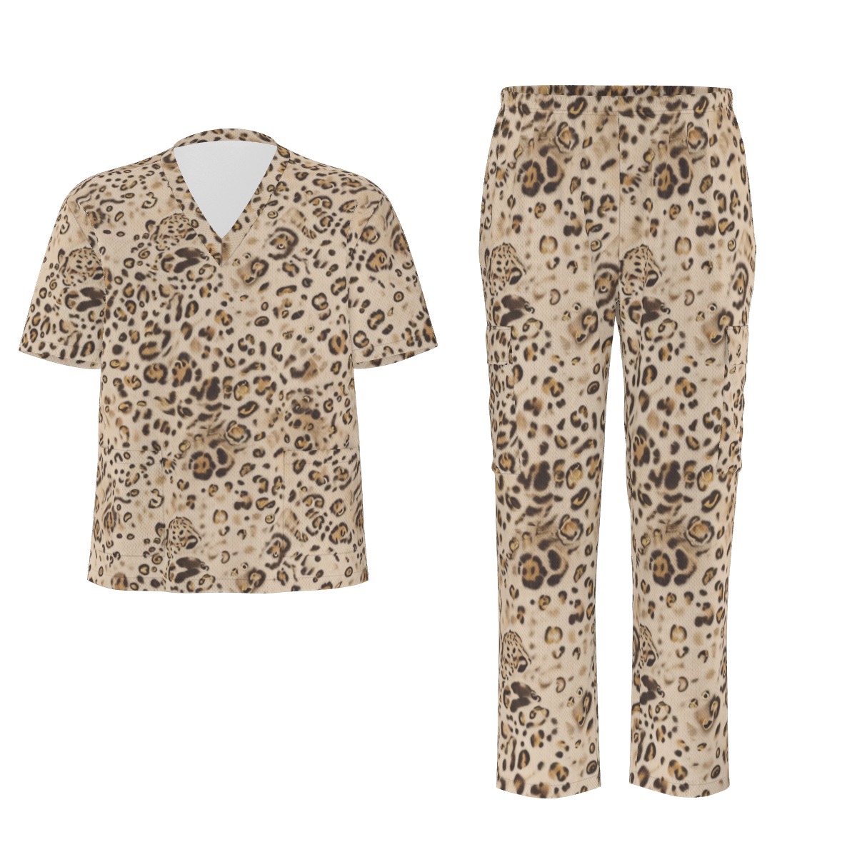 All-Over Print Unisex Scrub Set|Birdseye (PAH6R)