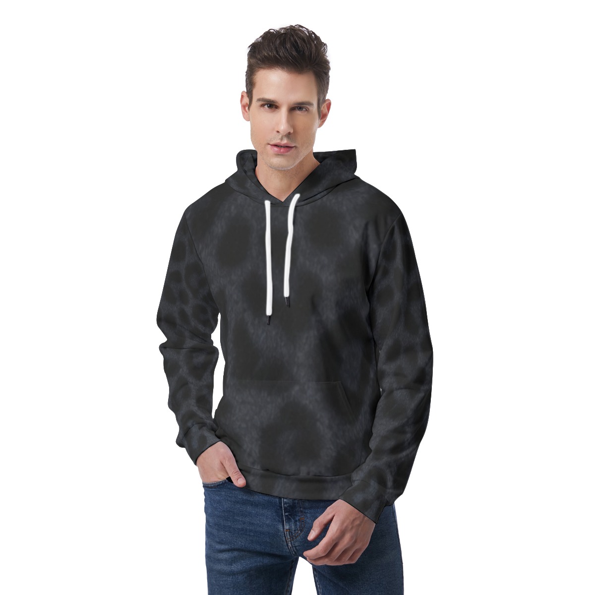 All-Over Print Men's Hoodie With Double-side Print Hood (PAEUS)