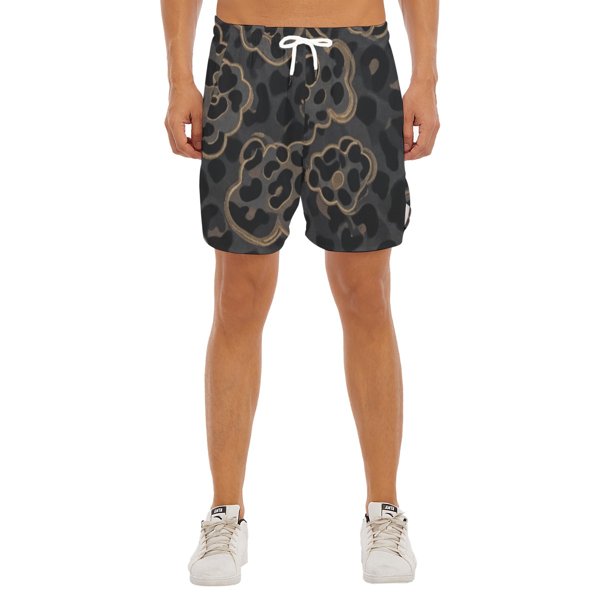 All-Over Print Men's Side Split Running Sport Shorts (PAPU2)