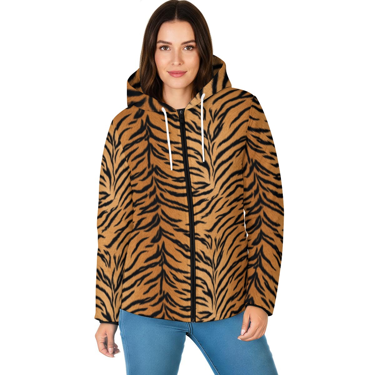 All-Over Print Unisex Warm Hooded Jacket (PASUJ)