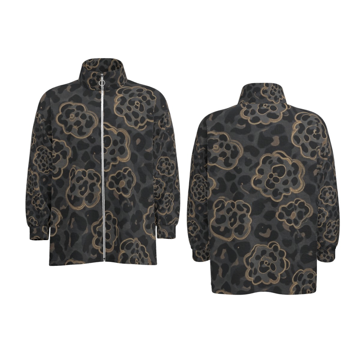 All-Over Print Unisex Stand Collar Zipped Jacket (PAPS1)
