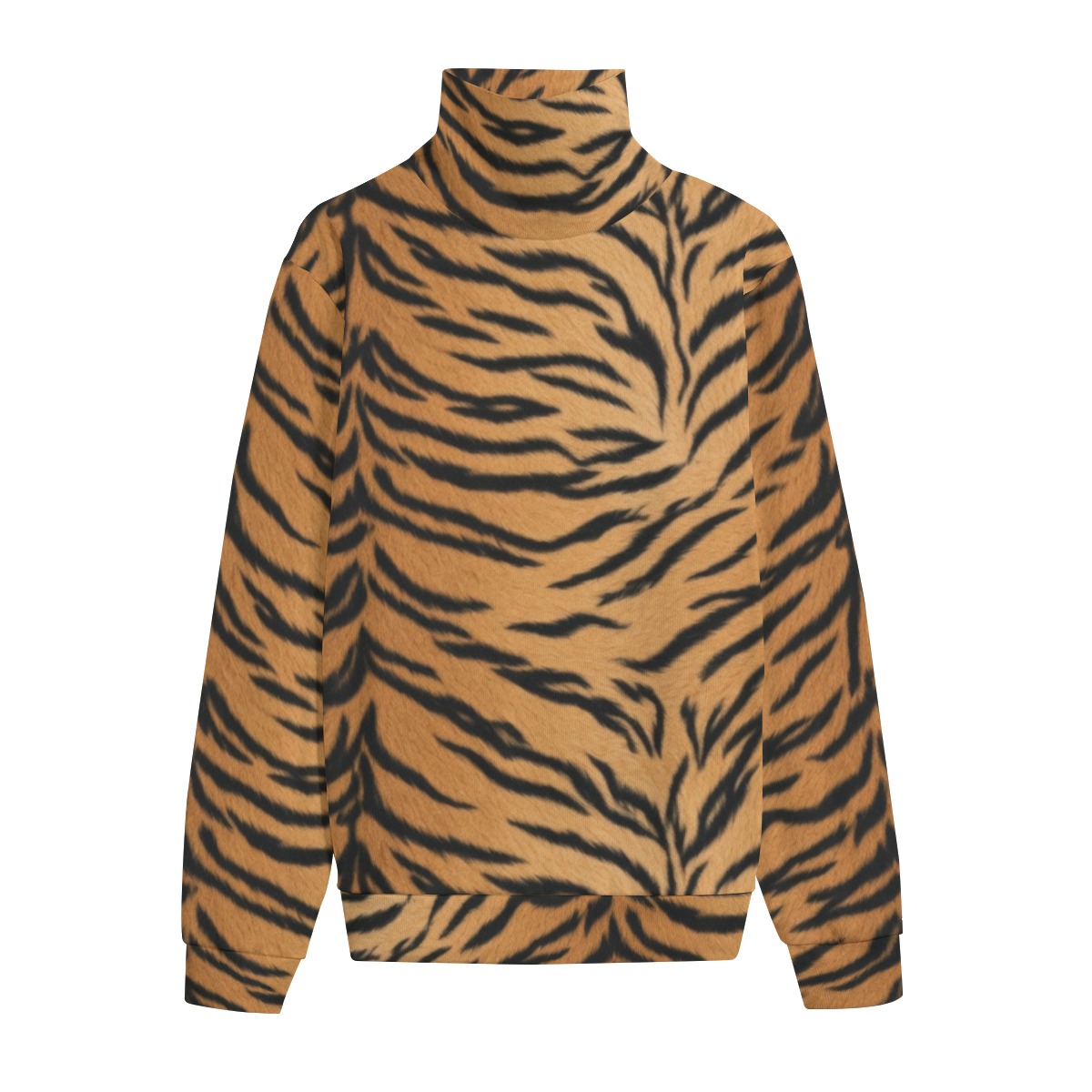 All-Over Print Unisex Turtleneck Knitted Fleece Sweater (PASU3)