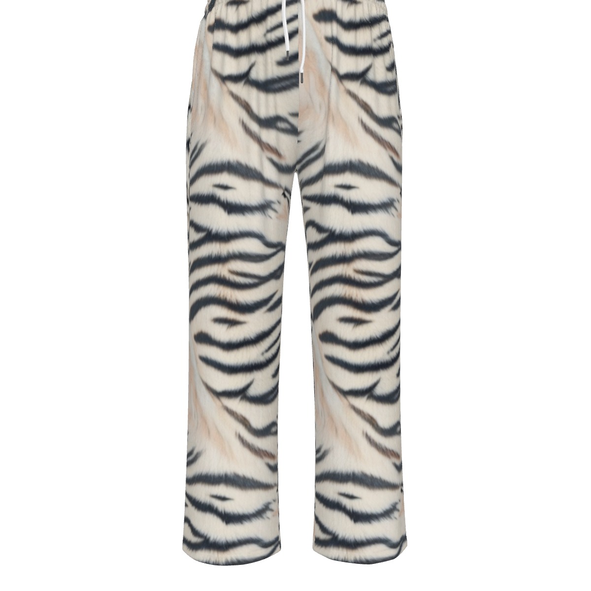 All-Over Print Unisex Knitted Fleece Wide Leg Pants (PAS6A)