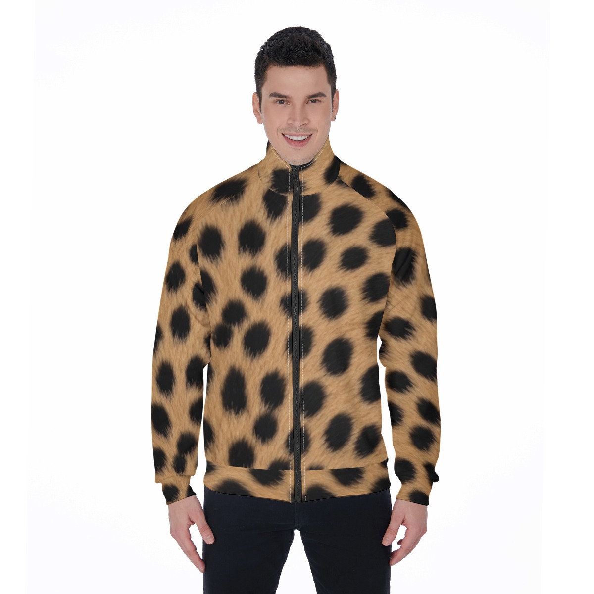 Stand collar jacket