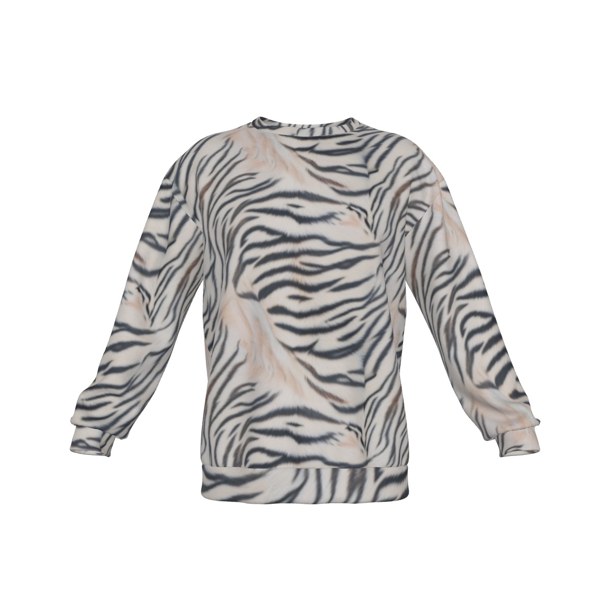 All-Over Print Men's Drop Shoulder Round Neck Long-Sleeved Sweatshirt (PAS43)