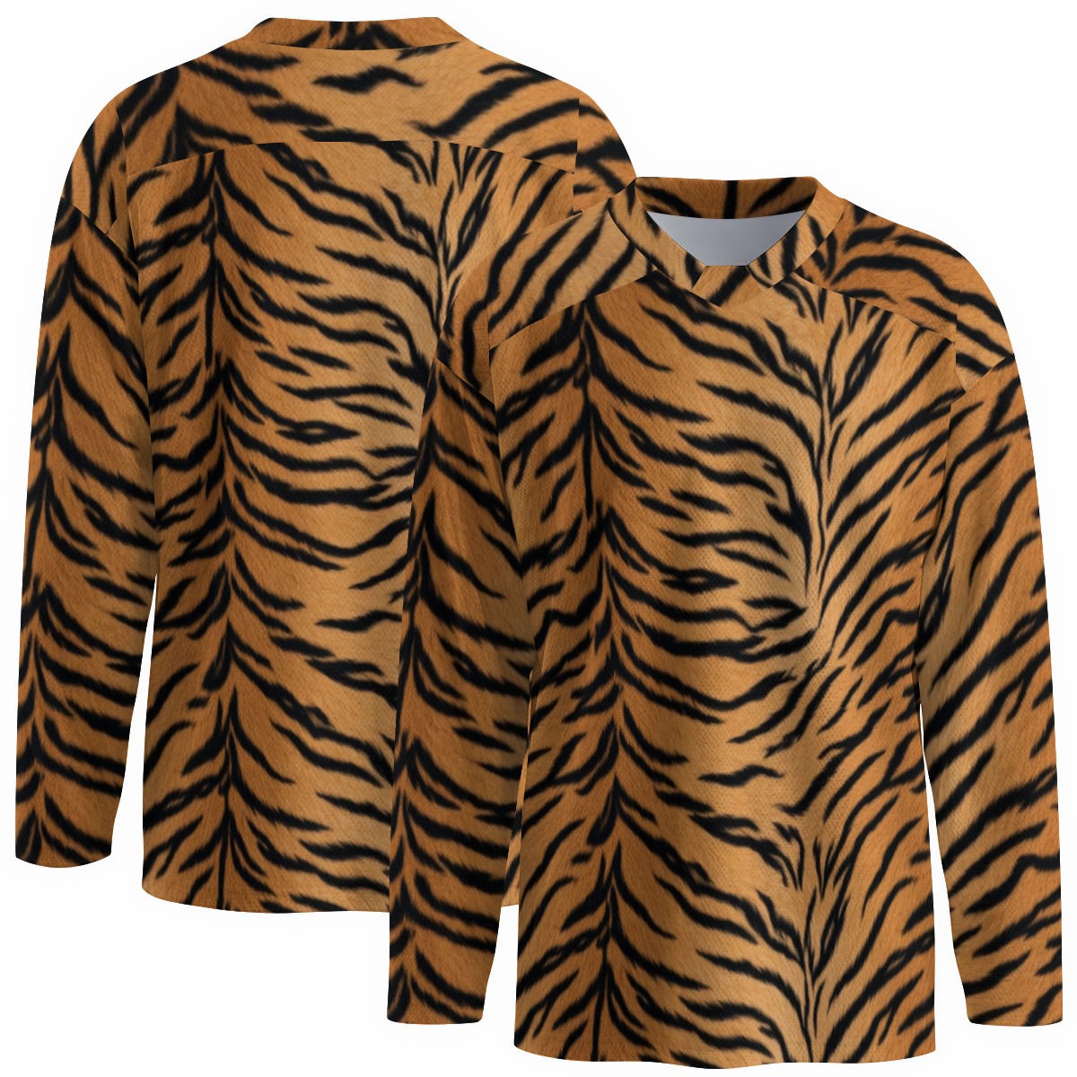 All-Over Print Men's Small Collar Hockey Jersey (PASU5)