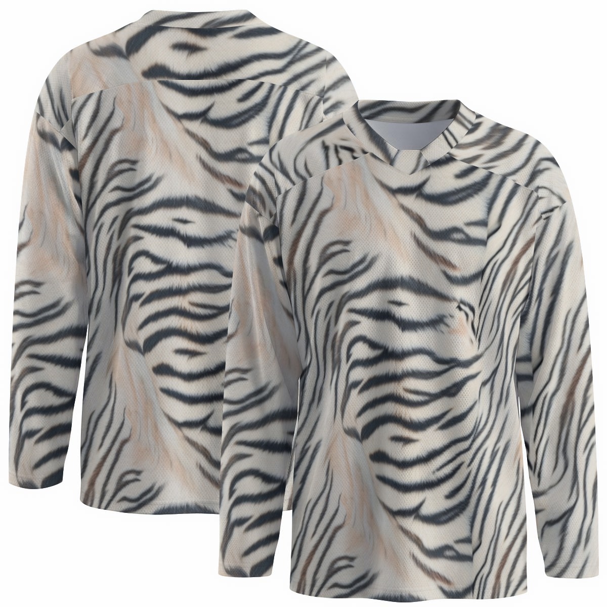 All-Over Print Men's Small Collar Hockey Jersey (PAS3N)