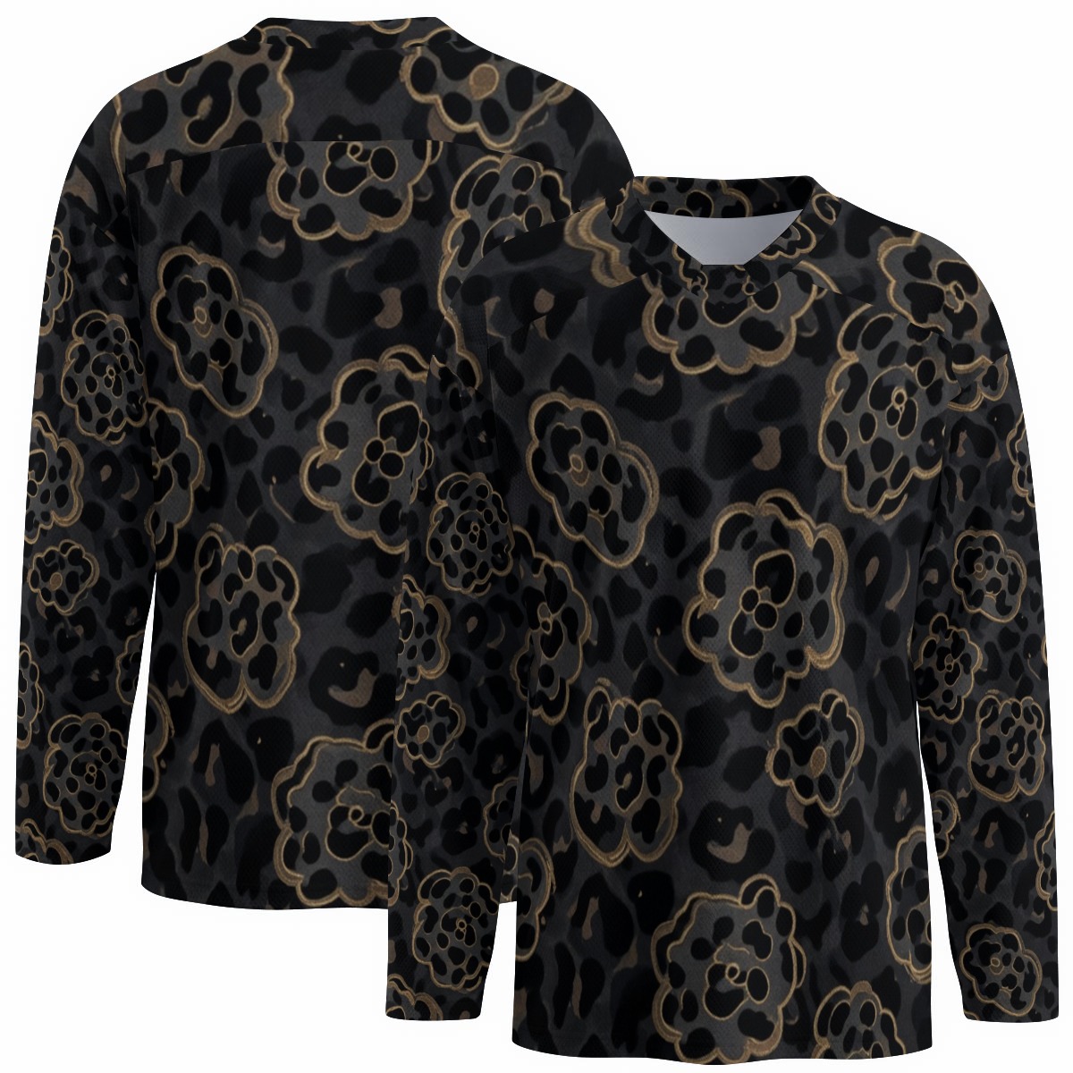 All-Over Print Men's Small Collar Hockey Jersey (PAPRP)