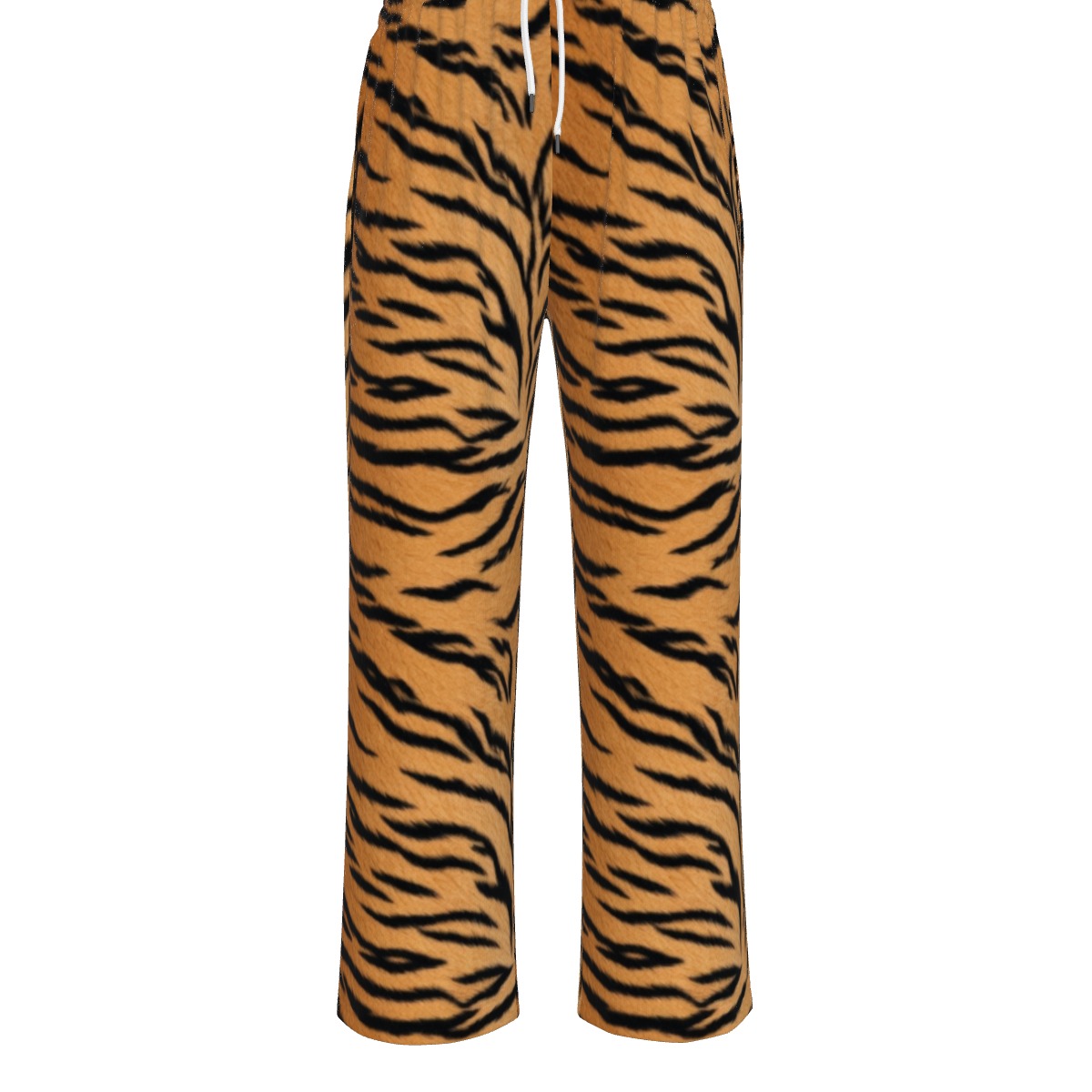 All-Over Print Unisex Knitted Fleece Wide Leg Pants (PASWJ)